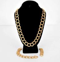 Bulgari 18K Gold Link Necklace & Bracelet - Sold for $5,625 on 04-11-2015 (Lot 339).jpg